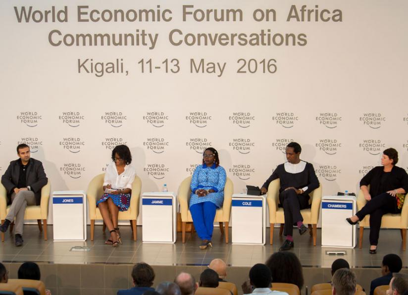 L-R: Ashish J.Thakkar; Saran Kaba Jones, head, Face Africa; Marianee Eve Jamme, founder and chief executive Spot One Global Solutions UK; Tony Cole, co-founder and chief executive,....