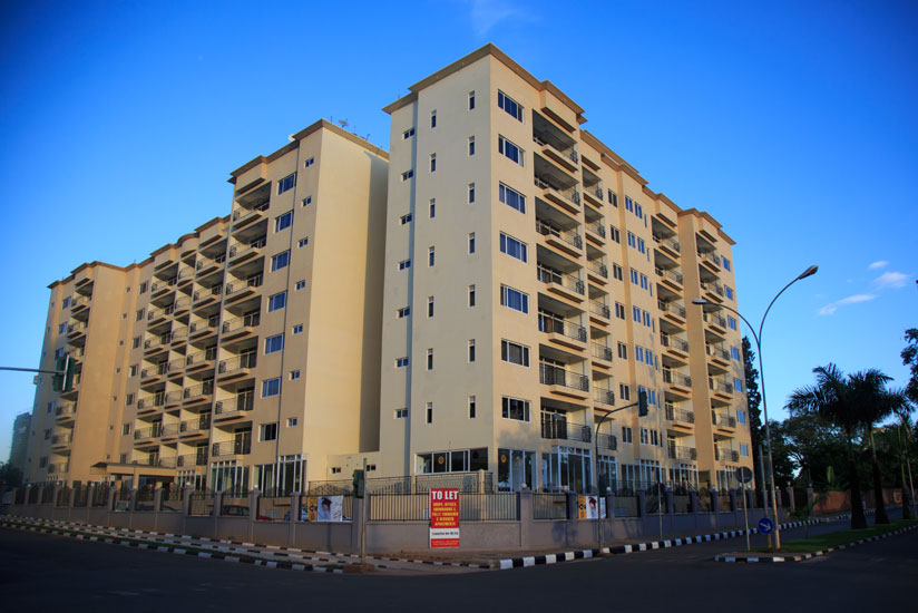 An upmarket apartment block in Kigali. Real estate is one of the sectors that continue to attract FDIs into Rwanda. (T. Kisambira)