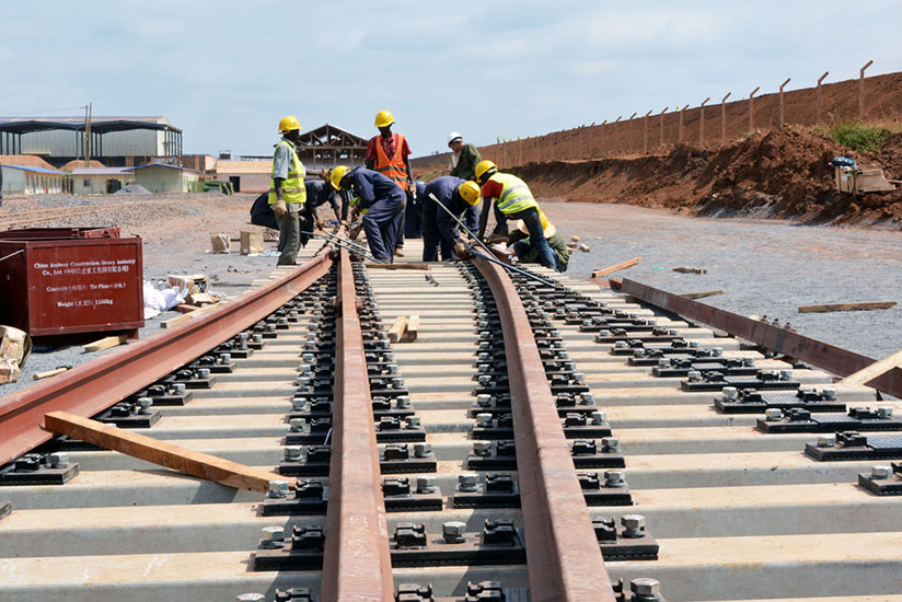 Construction of a Standard Guage Railway (SGR) project is on course. (Internet photo)