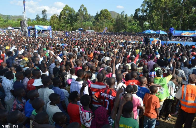 People turned up in big numbers. (Julius Bizimungu)