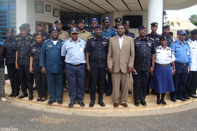 NPC senior command students in a group photo after visiting the Office of the Ombudsman. (Courtesy)