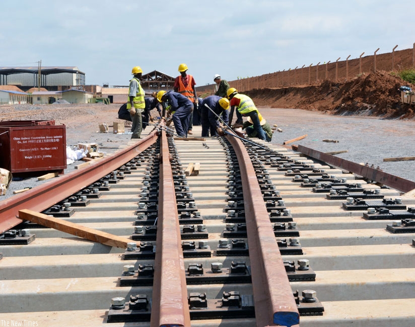 Construction of the Northern Corridor Standard Guage Railway (SGR) project is on course. (Net photo)