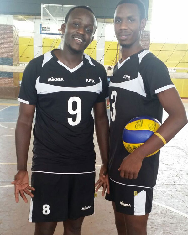 APR setters. Eric Mwizere and Claude Niyibizi played a key role in winning two games. (Peter Kamasa)