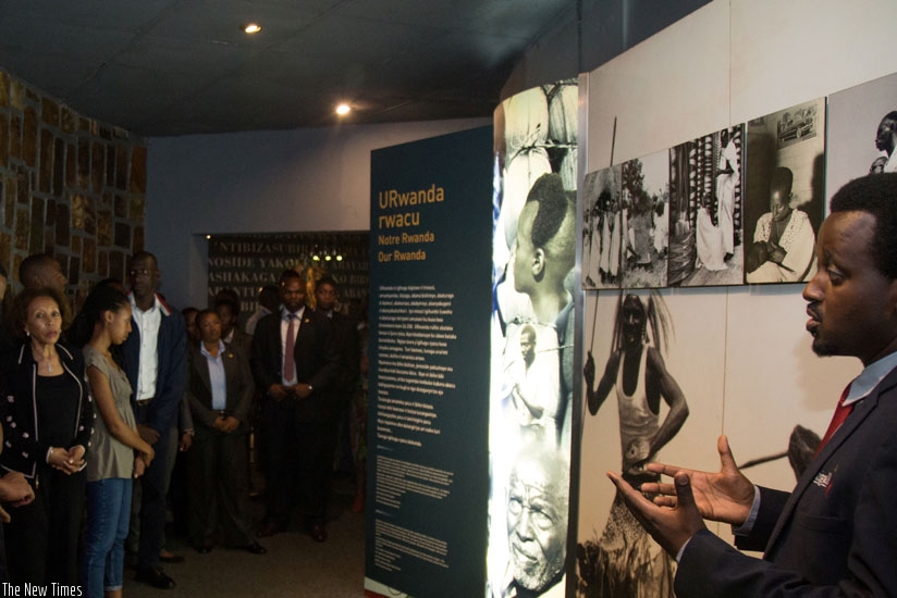 Some of the foreign delegates who were in Kigali for the just-concluded World Economic Forum on Africa during a tour of the Kigali Genocide Memorial Centre. (File)