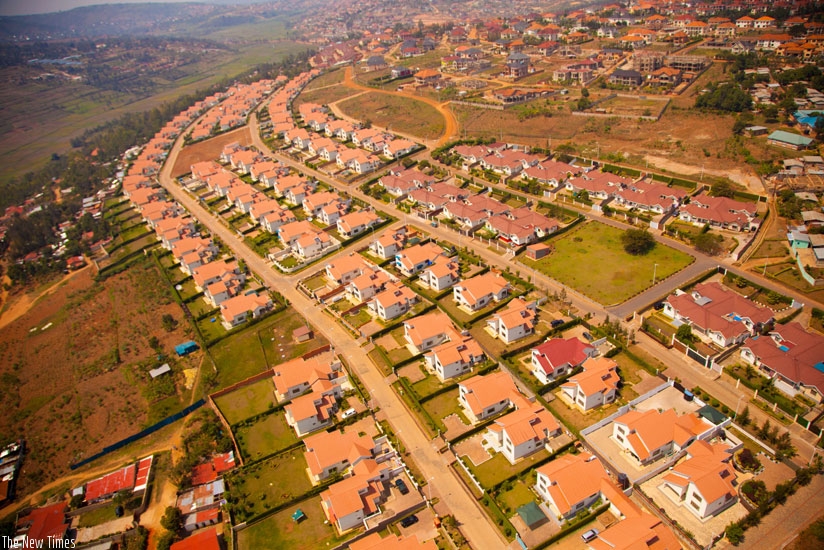 An aerial view of Umucyo Estate in Gaculiro,  Gasabo District, Kigali. (File)