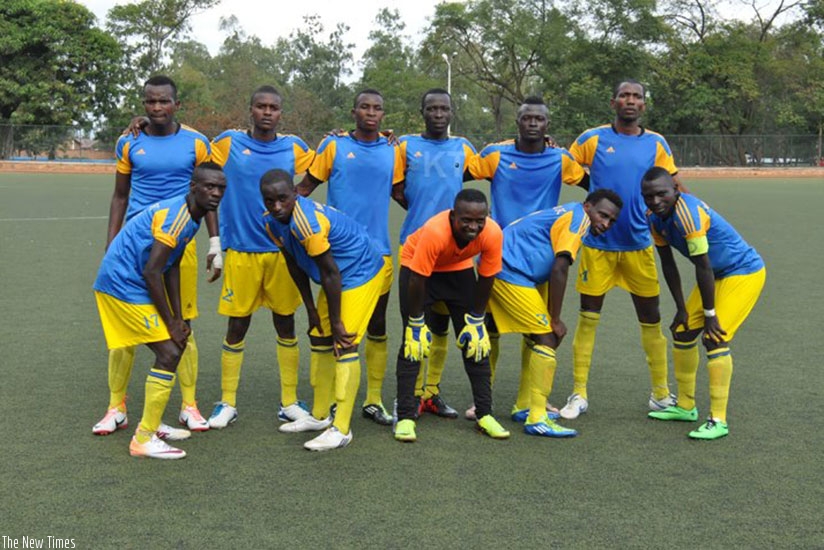 Amagaju FC players before a past match. (File)