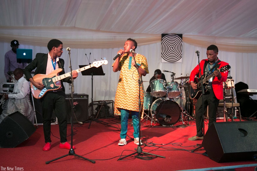 Mani Martin entertaining guests at WEF. (File)