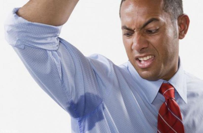 Sweating of one's armpits causes a lot of discomfort. (Net photo)