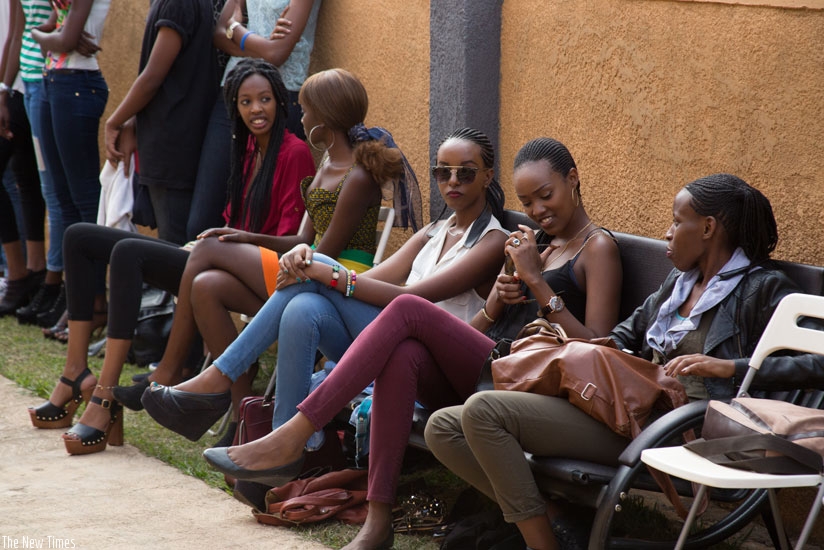 Only 50 models out of 200 were selected to walk the runway for the Kigali Fashion Show. (Donata Kiiza)