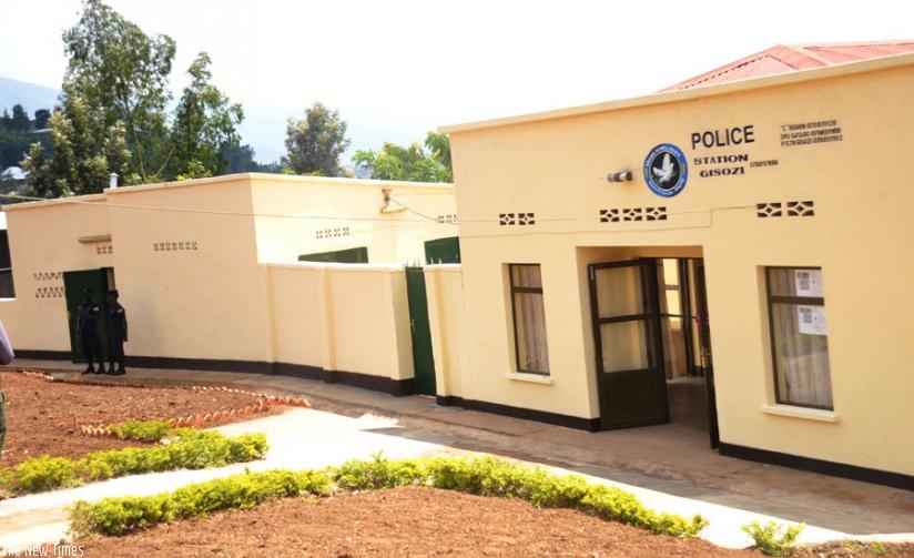 Gisozi Police station was inaugurated yesterday in Kigali. (Courtesy)
