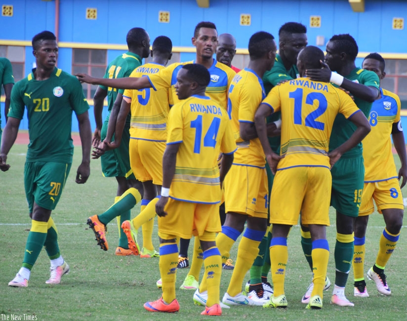 Niyonzima played his first game for Amavubi on Saturday against Senegal. (S. Ngendahimana)