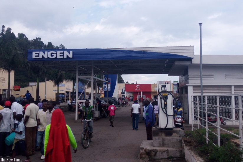 The petrol station, located in the heart of Rubavu town,  was handed over to Busogi. It is one of the properties which belonged to his late father Nyagasaza. (Athan Tashobya)