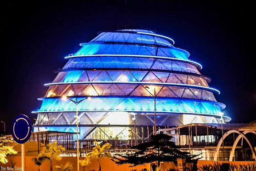 Kigali Convention Centre, one of the structures redefining Kigali's skyline. (Net photo)