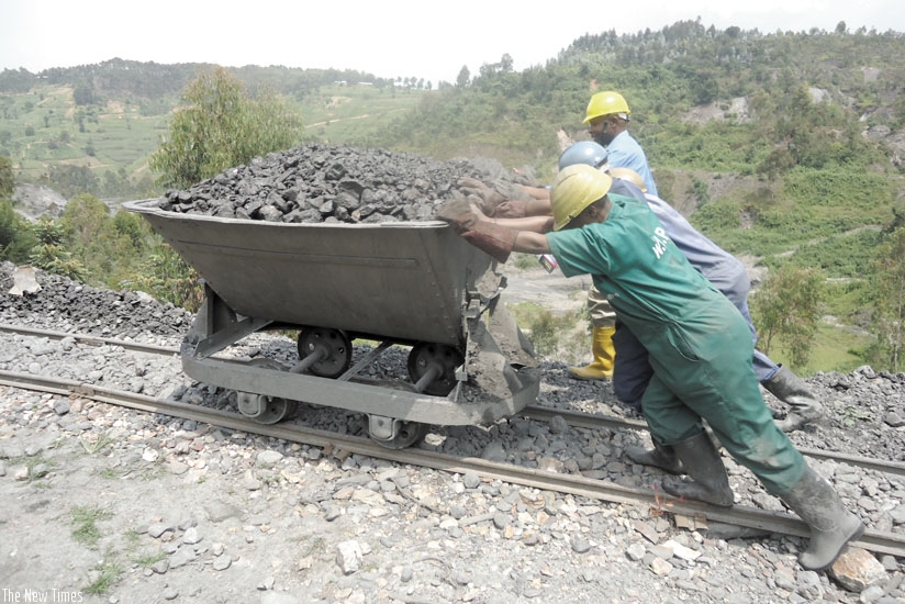 Wolfram mining in Burera District. There are renewed efforts to improve the mining sector. (File)
