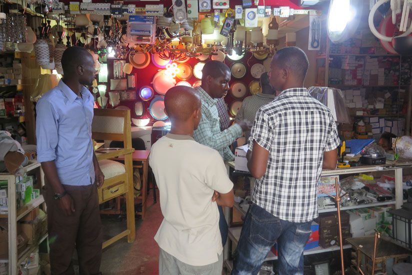 People buy items from a hardware shop. Young businesses need more creativity to thrive. (File)
