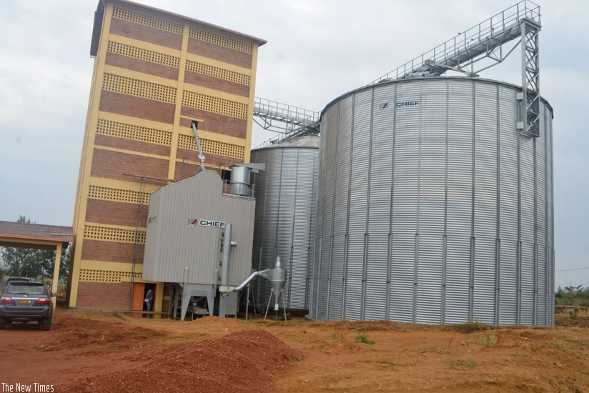 A modern grain storage facility in Bugesera. Proper storage of grains essential to reduce losses. (File)