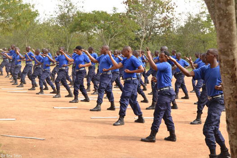 Police officers during a VIP guard training earlier this year. (File)