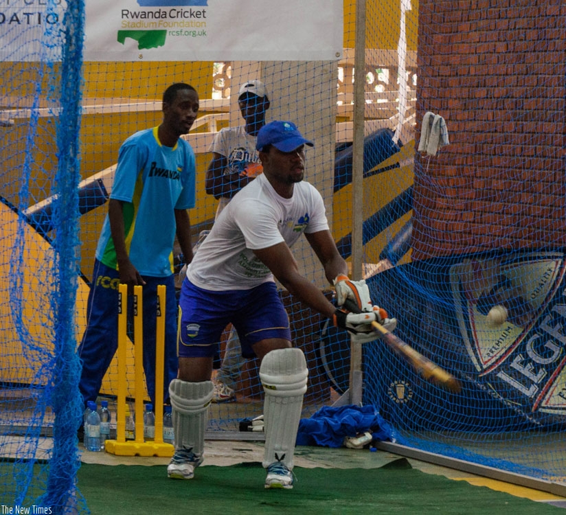 Eric Dusingizimana bats his way to breaking the Guinness World longest batting record in May. (File)
