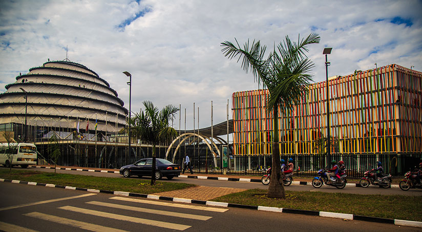 The Magnificent Kigali Convention Center is expected to be completed in July. (File)
