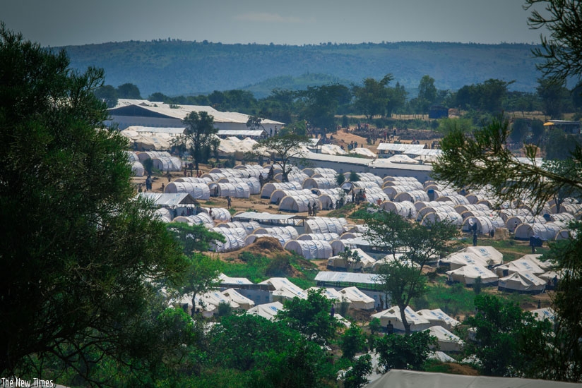 A side view of the Mahama refugee camp in Eastern Province. It hosts thousands of Burundian refugees. (Timothy  Kisambira)