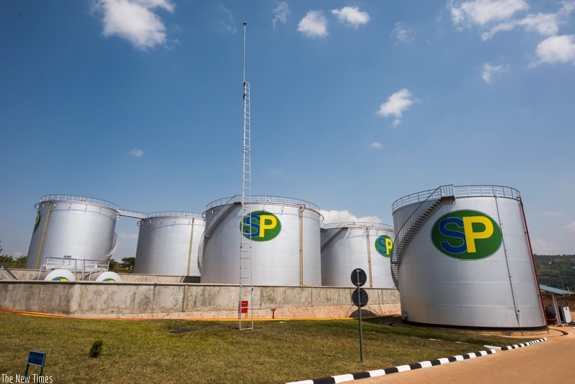 Fuel reserve tanks in Rusororo. A new regulatory is expected to not only enhance efficiency and accountability but also boost the national fuel reserve capacity. (File)