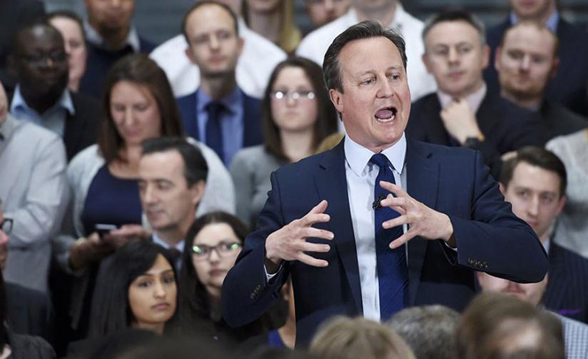 UK Prime Minister David Cameron has been accused of using taxpayer money to fund a biased campaign in favour of keeping the UK inside the EU. (Net photo)