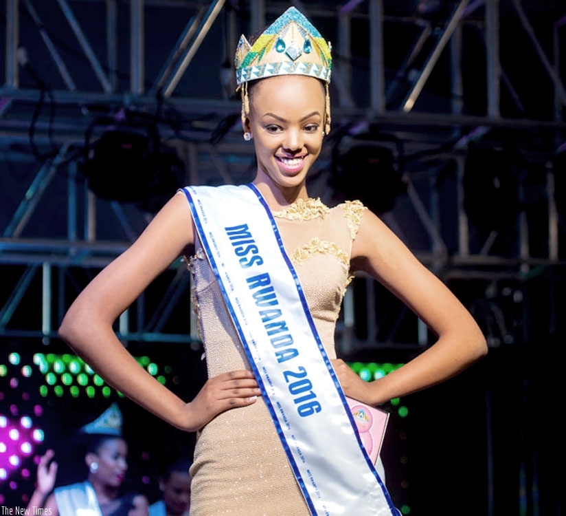 Miss Rwanda 2016 Jolly Mutesi. (File)