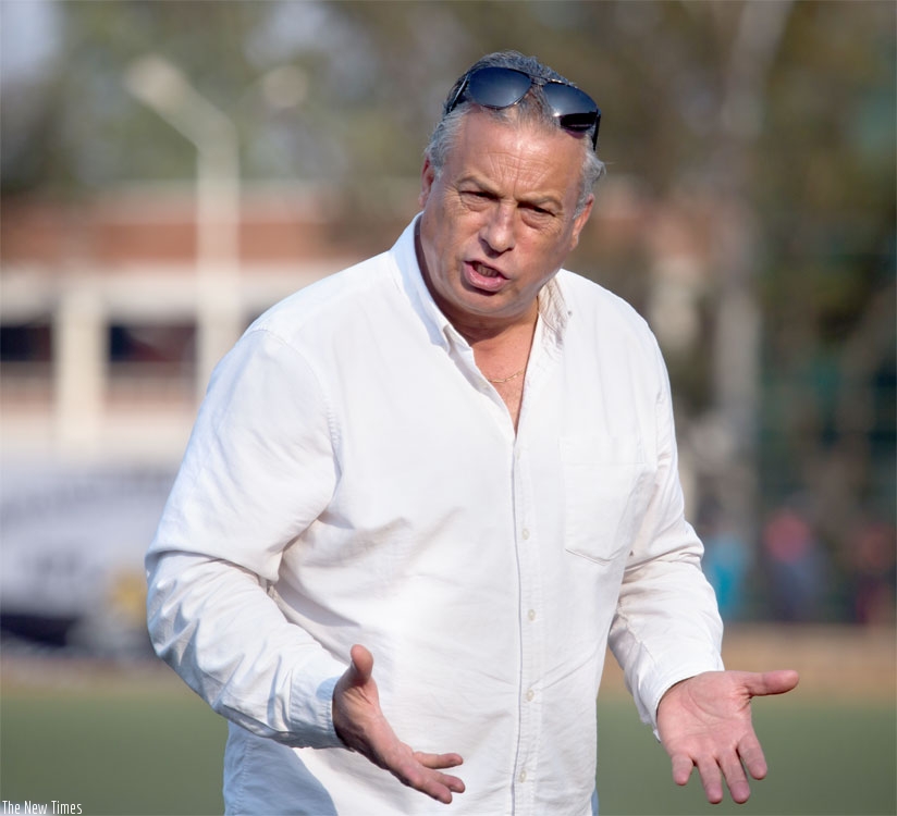 APR head coach Nizar Khanfir has his sights on winning a double in his first season.  (T. Kisambira)