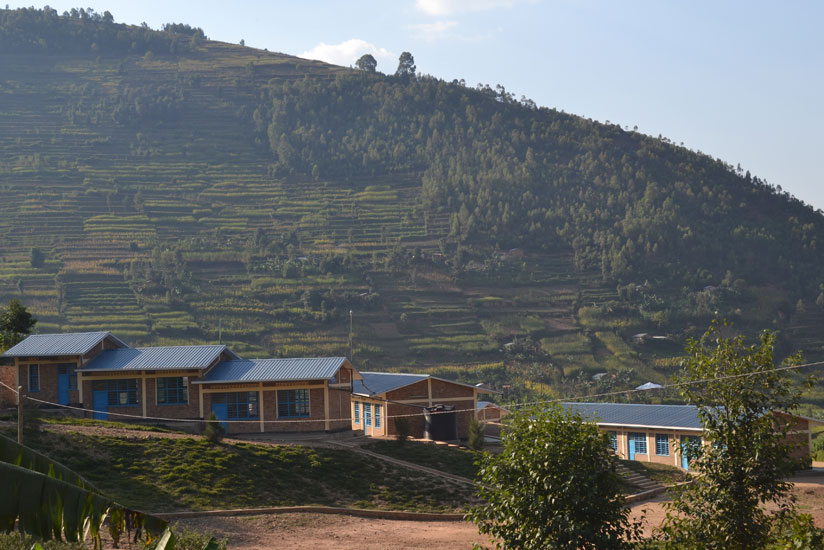 Part of a school constructed by RDF in Gicumbi District. (Jean d'Amour Mbonyinshuti)