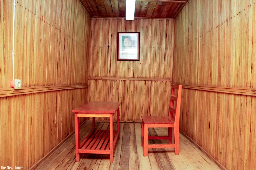 The bunker at Mulindi RPF headquarters that was used for a long time by the Chairman of the high command, President Paul Kagame, during the liberation struggle. (Courtesy)