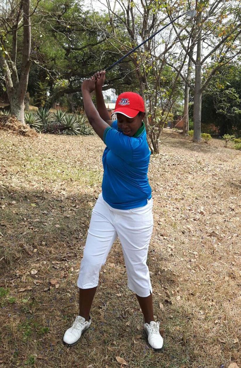 Namutebi carded the best overall score of 60 Net to stun a strong field that included quite a large number of seasoned golfers. (Courtesy)