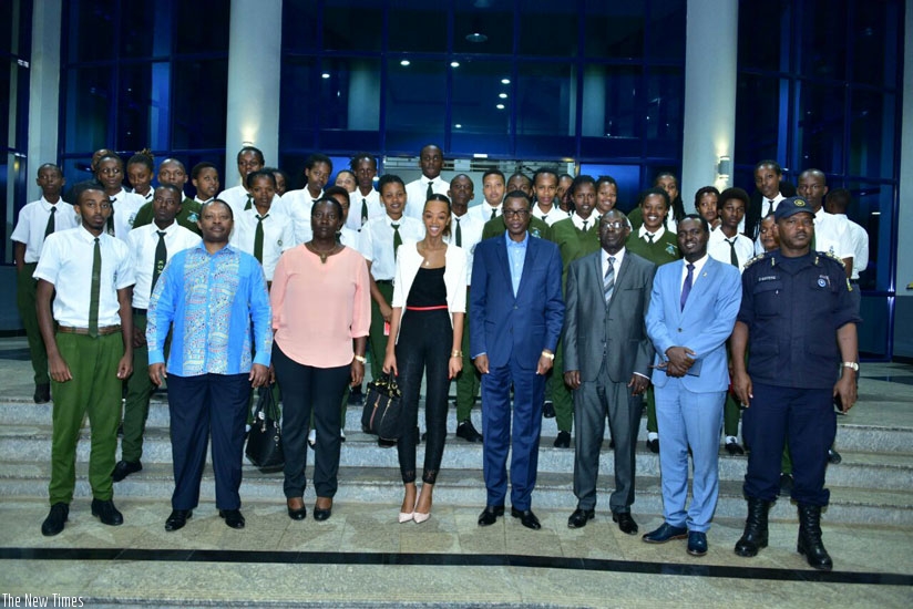 Students and panelists of the dialogue.