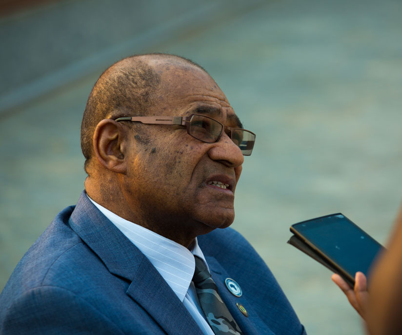 Mothae speaks to The New Times in Kigali yesterday. (Timothy Kisambira)