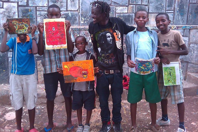 Kayiranga encourages young children to love and appreciate art. Courtesy photo.