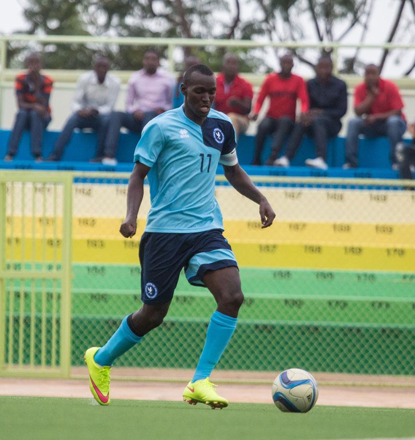 Innocent Habyarimana was appointed Police FC captain this season but is on his way out to join league champions APR. /Timothy  Kisambira