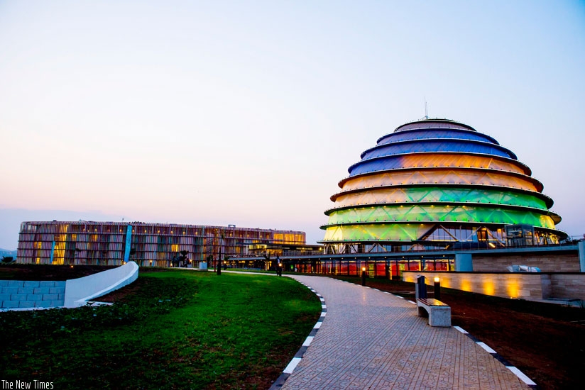 The Kigali Convention Centre where the summit was held. (File photos.)