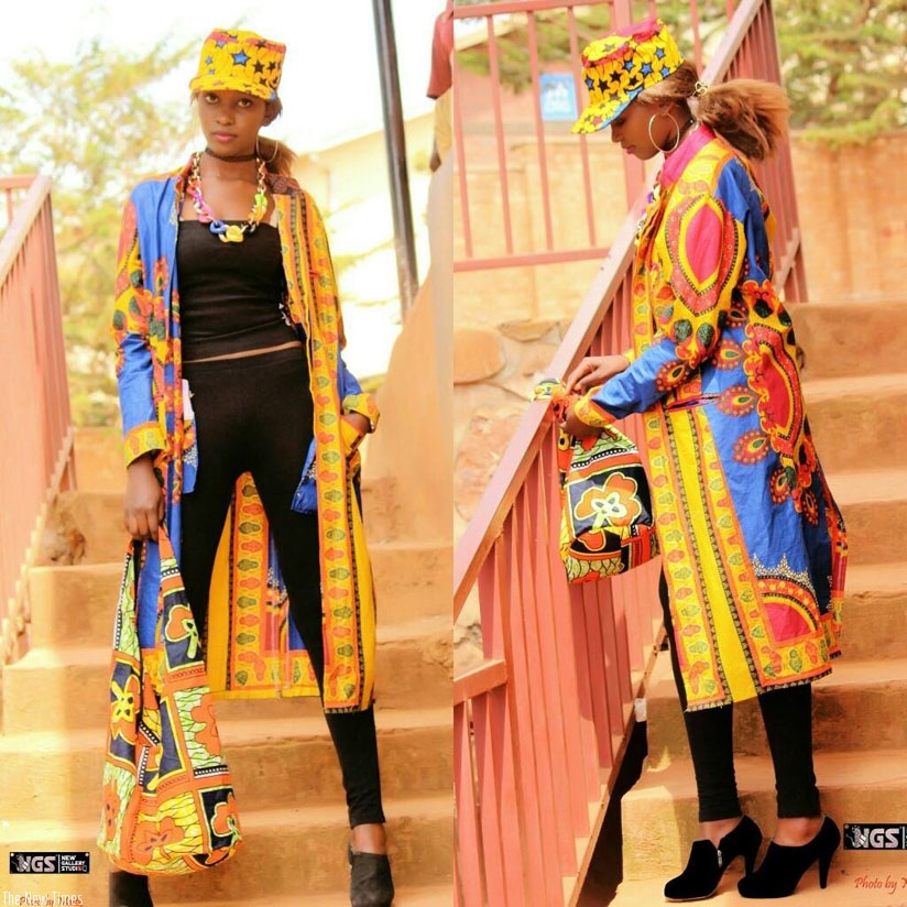 The 20-year-old is in Harare where she's competing with several other models for the Top Model Africa 2016 prizes. (Courtesy)