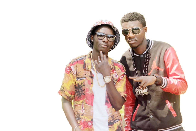 The Sameu2019  members J Luv (L) and J Fary are based in Rubavu Districtrn