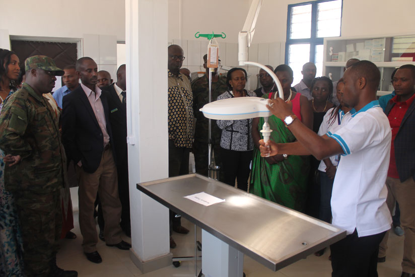 Guests on taken on a guided tour of the state-of-the-art facility. 