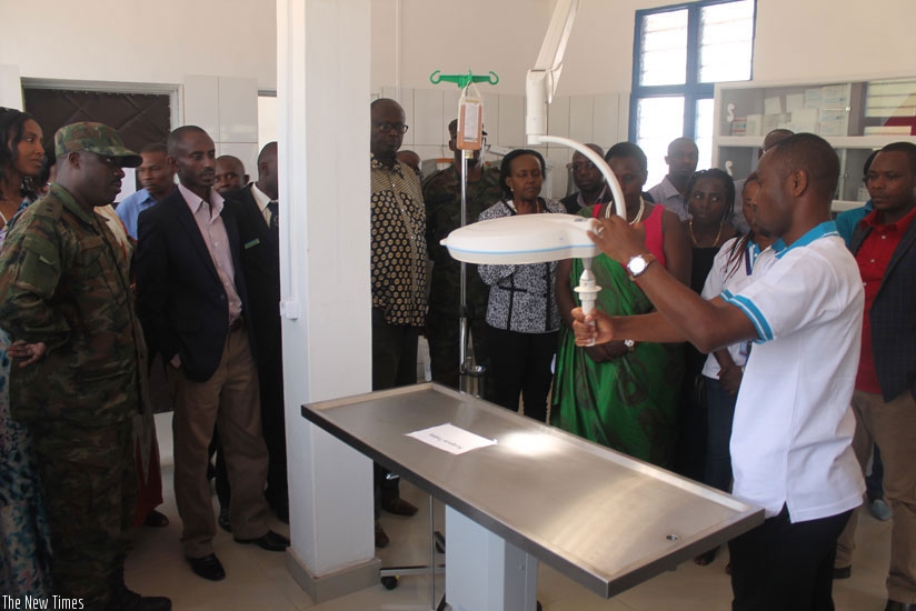 Guests are taken on a guided tour of the state-of-the-art facility in Musanze. (File photo)