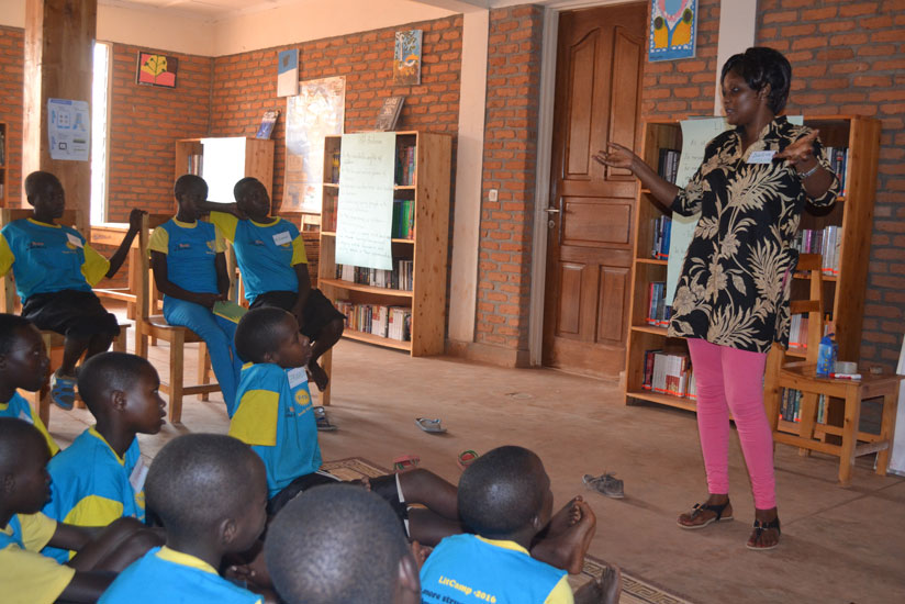 A teacher talks to students during a counseling session. Parents should also find time to guide their children outside school to make them better social beings. / Lydia Atieno.