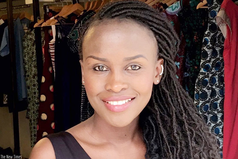 Joselyne Umutoniwase, the founder of Rwanda Clothing Home Ltd 