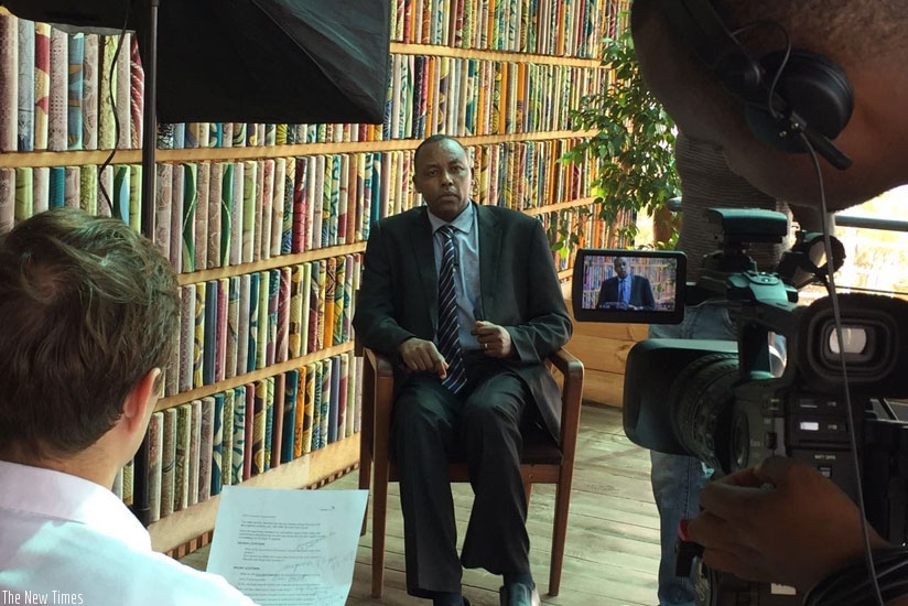 Kabenga during the interview. Governments must heighten public awareness if economies are to effectively push for green growth. (Courtesy.)