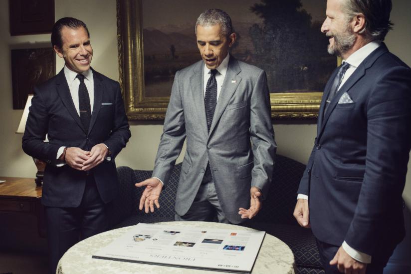 In the Roosevelt Room of the White House, President Barack Obama discusses plans for the issue he is guest editing with WIRED's Editor-in-Chief Scott Dadich and Editorial Director ....