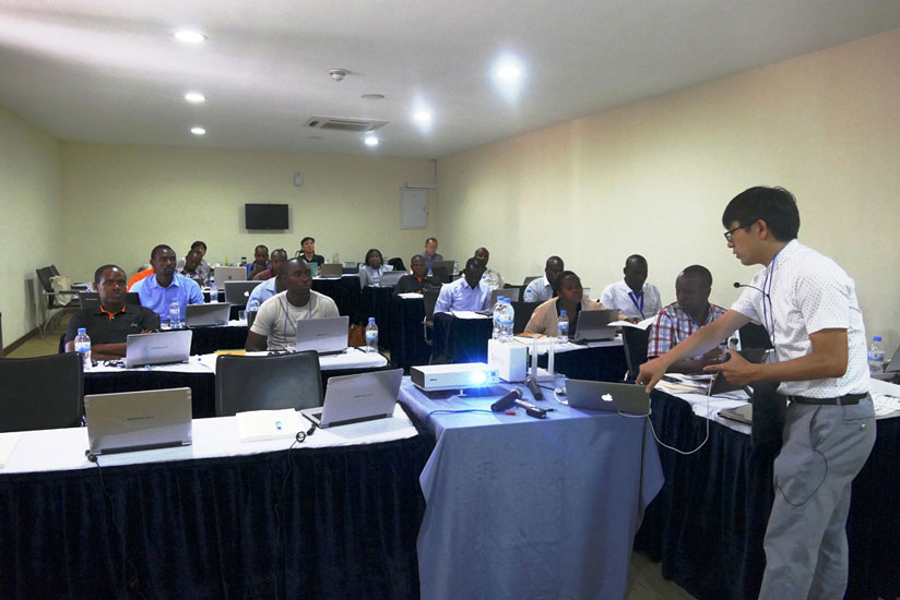 Education specialists follow proceedings during the training programme. / Courtesy photo.