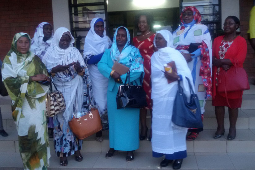 Some of the members of the Sudanese delegation pose for a group photo in Kigali. / Courtesy.