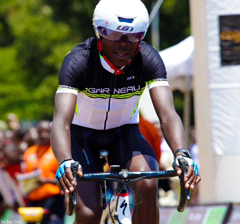 Gasore Hategeka is among top Rwandan riders expected to participate in the race. He will be riding for his club Benediction Club. (Timothy Kisambira)