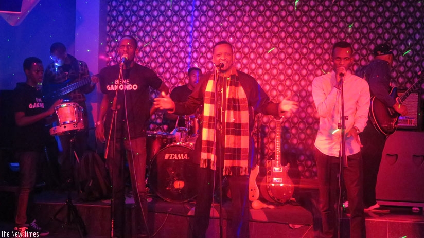 Massamba Intore and his Gakondo group thrilled traditional music fans over the weekend. (Photos by Remy Niyingize)