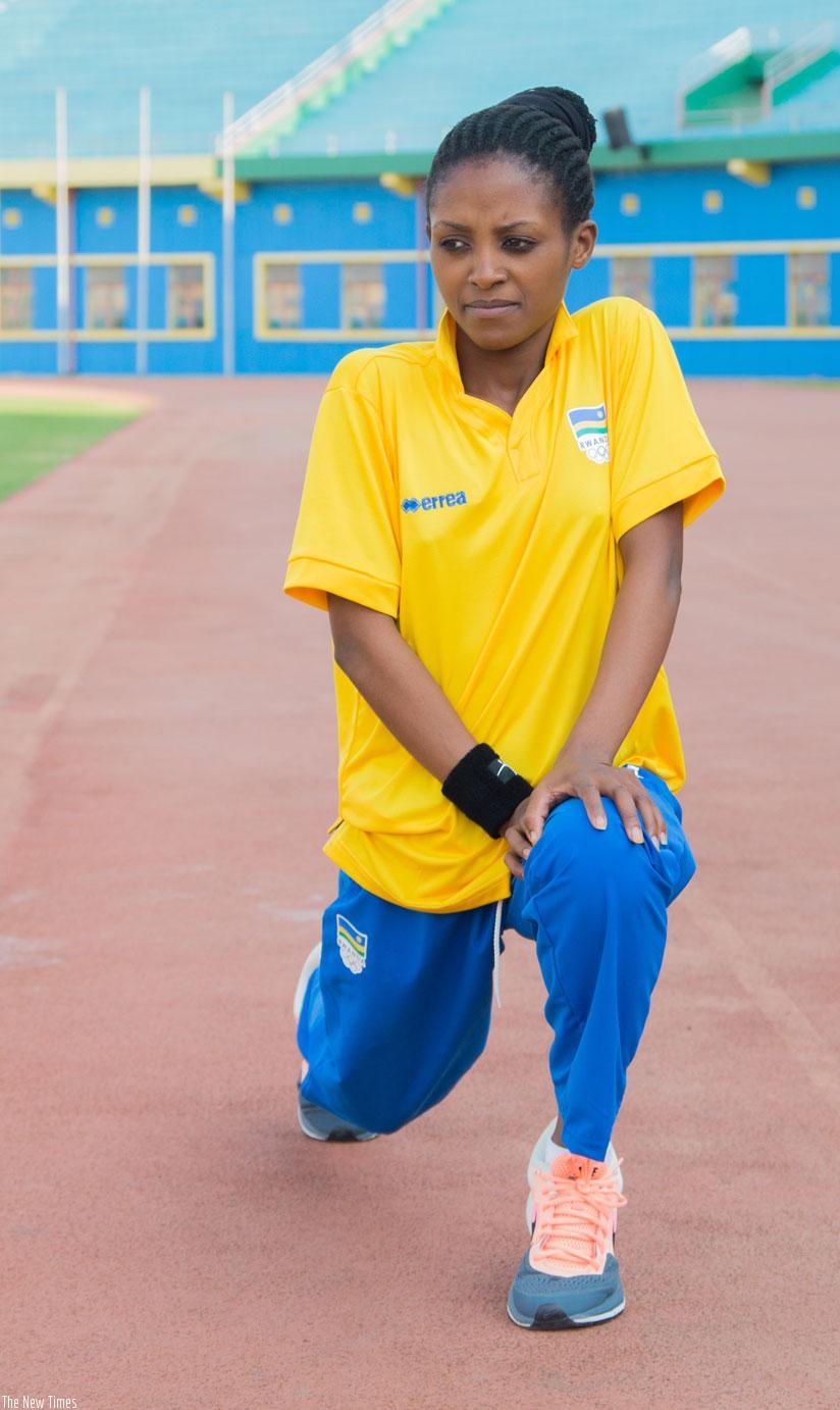 Nyirarukundo, 18, finished 27th out of the 35 participants in the womenu2019s 10,000m on her Olympics debut in Rio but hopes to do much better at Tokyo 2020. (Faustin Niyigena)
