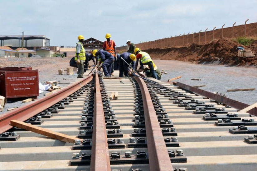 Railway construction in Kenya. The EAC partner states are undertaking a number of joint initiatives, including cross-border infrastructure projects. (Net photo)